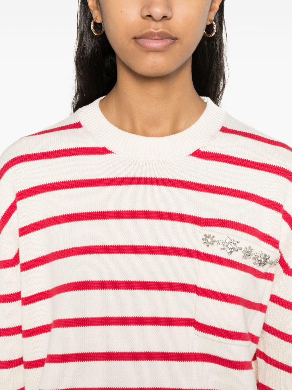 Semicouture Sweaters White Cotton