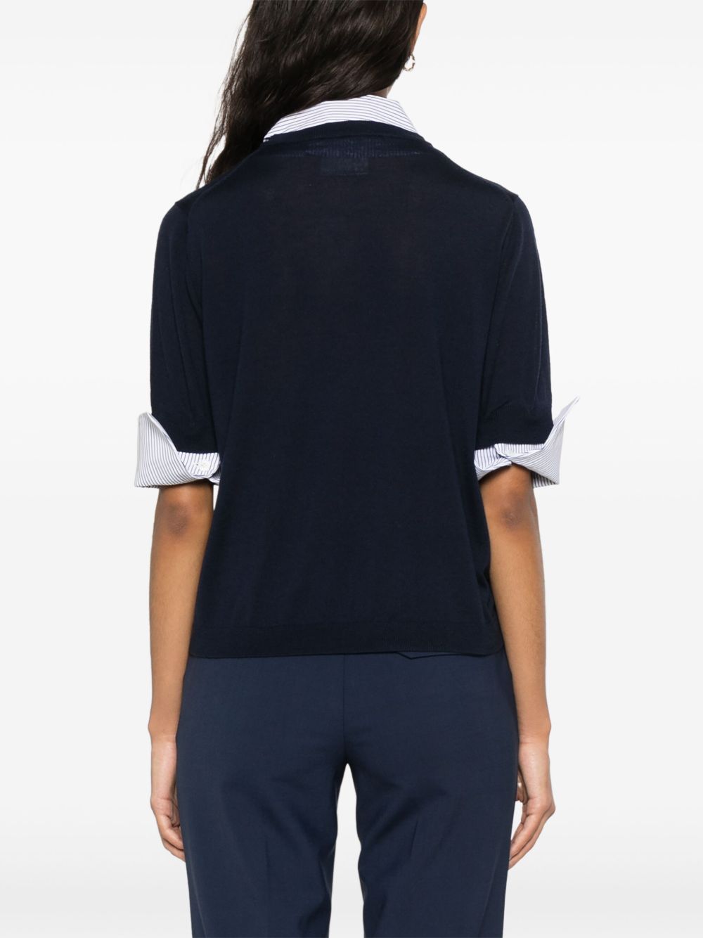 Semicouture Sweaters Blue Virgin Wool