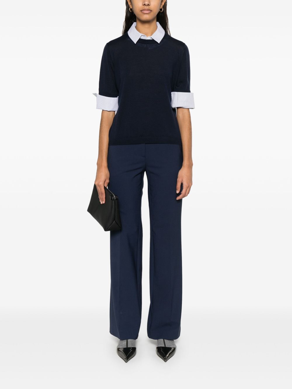 Semicouture Sweaters Blue Virgin Wool
