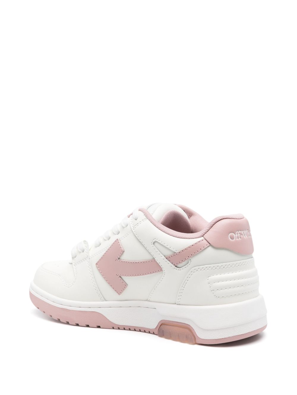 Off White Sneakers Pink Calf Leather