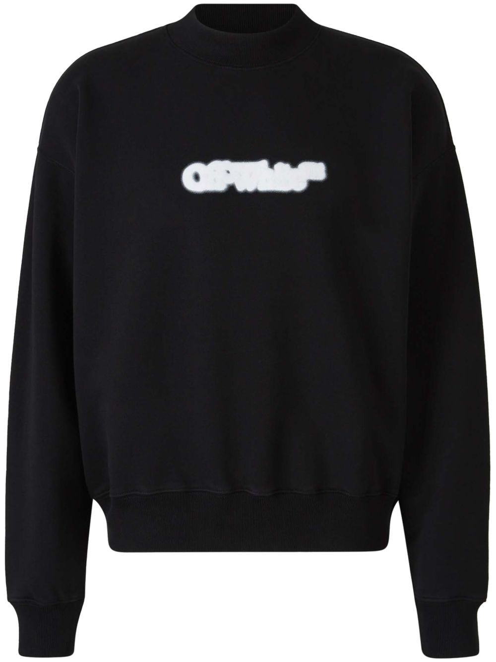 Off White Sweaters Black Cotton
