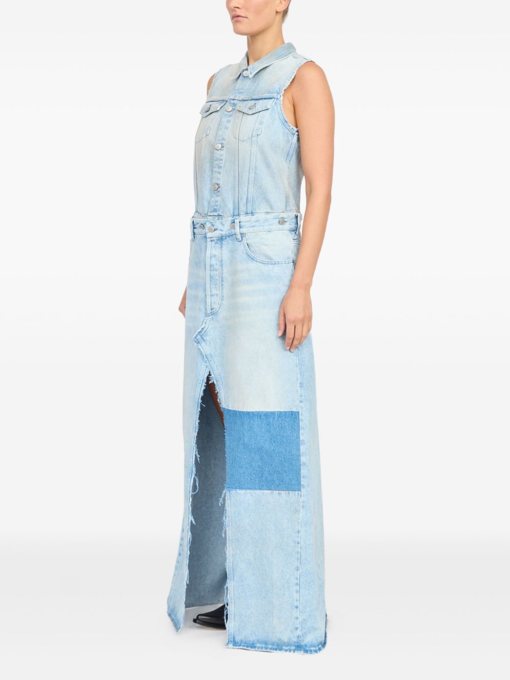 Mm6 Maison Margiela Dresses Clear Blue Cotton