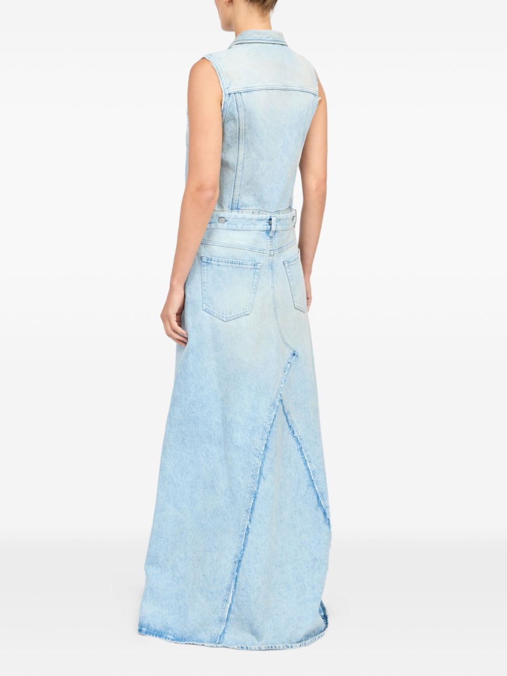 Mm6 Maison Margiela Dresses Clear Blue Cotton