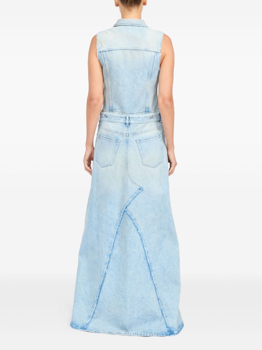 Mm6 Maison Margiela Dresses Clear Blue Cotton