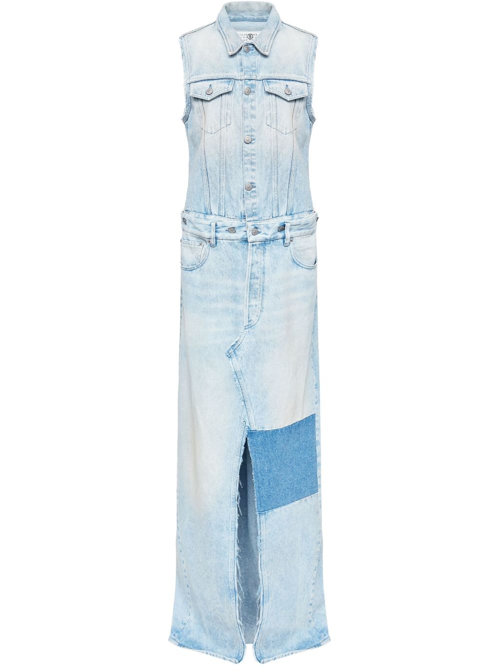 Mm6 Maison Margiela Dresses Clear Blue Cotton