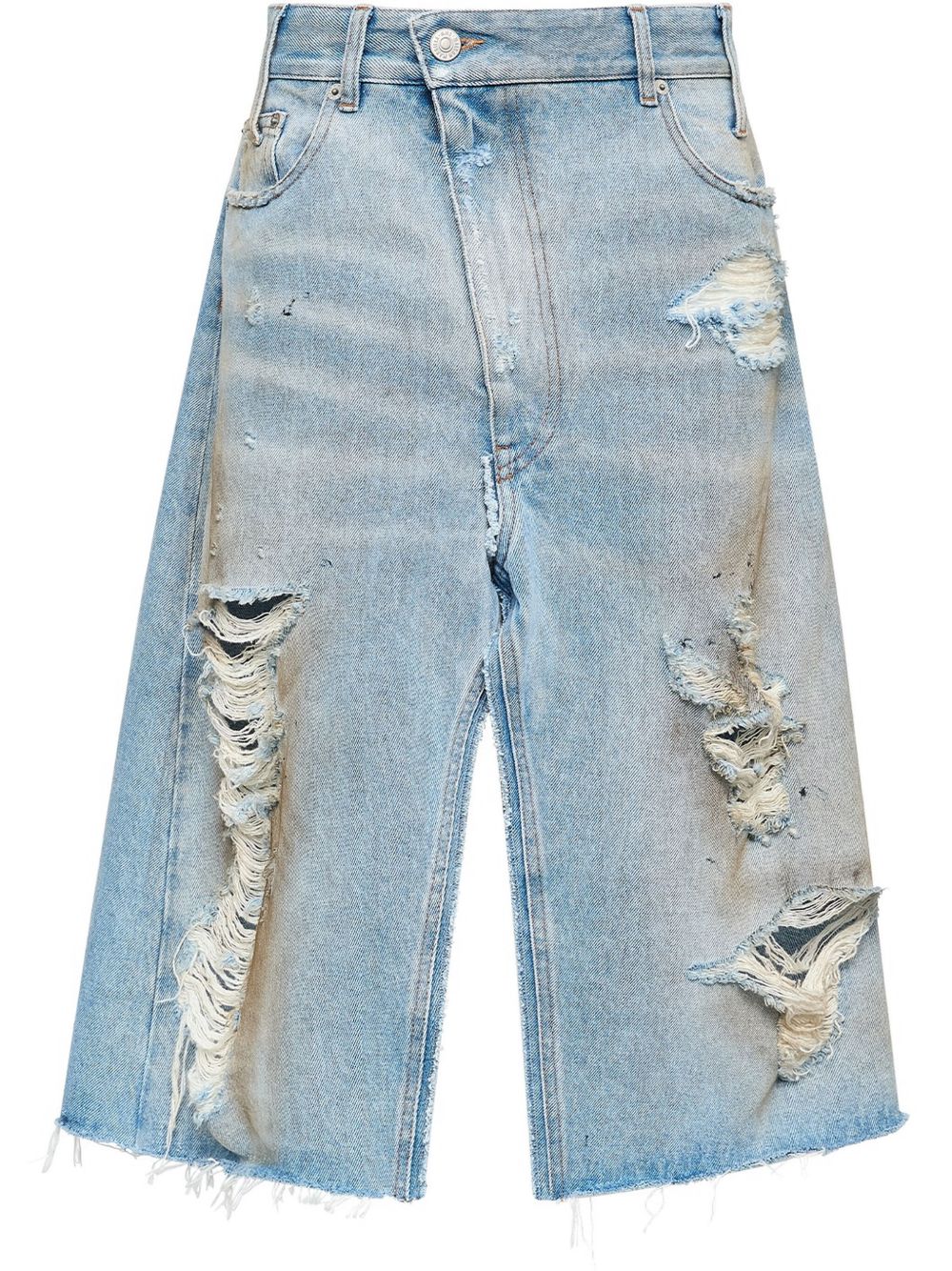 Mm6 Maison Margiela Skirts Clear Blue Cotton