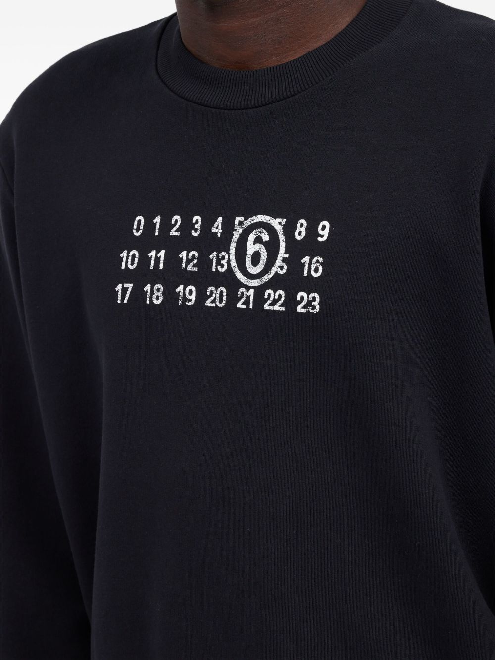 Mm6 Maison Margiela Sweaters Black Cotton
