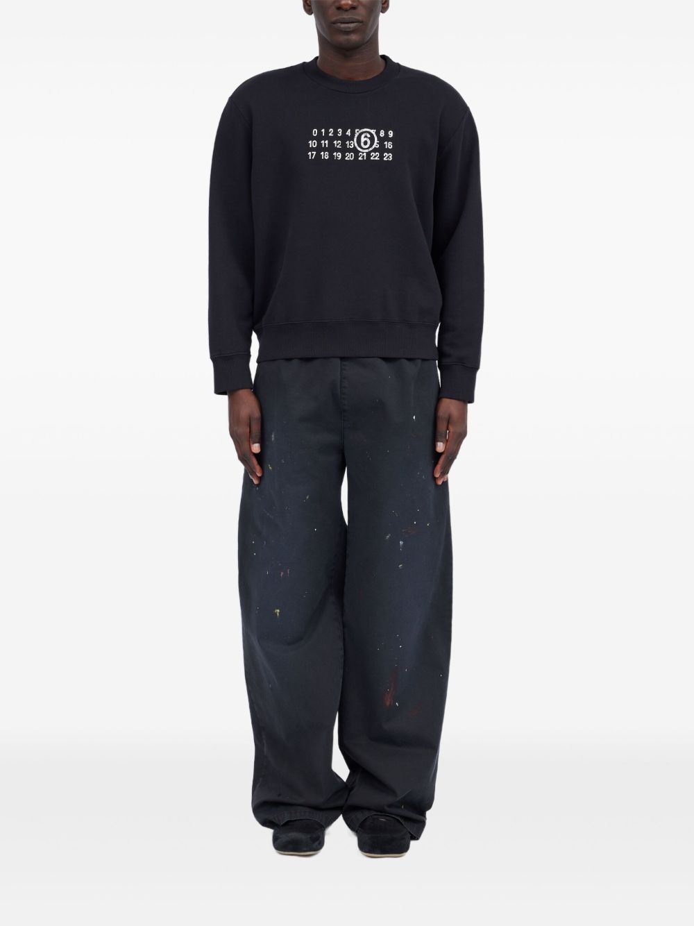 Mm6 Maison Margiela Sweaters Black Cotton