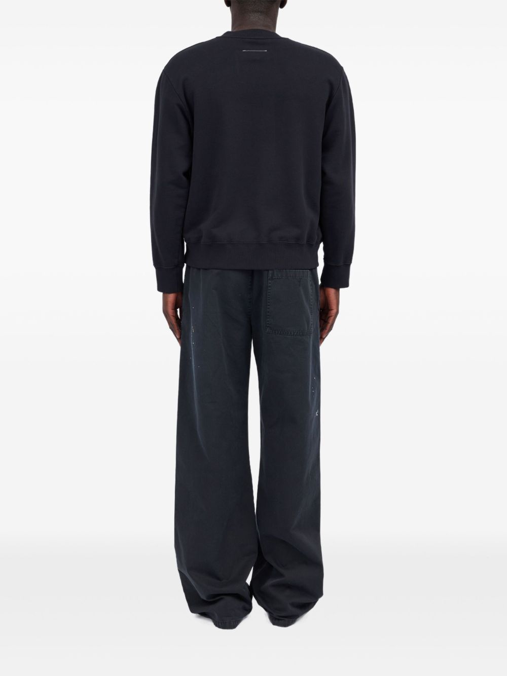 Mm6 Maison Margiela Sweaters Black Cotton
