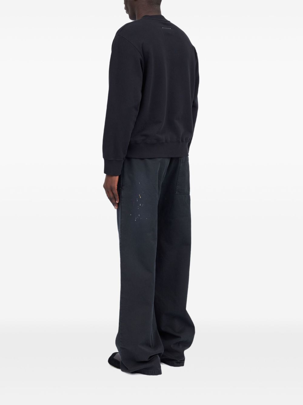 Mm6 Maison Margiela Sweaters Black Cotton