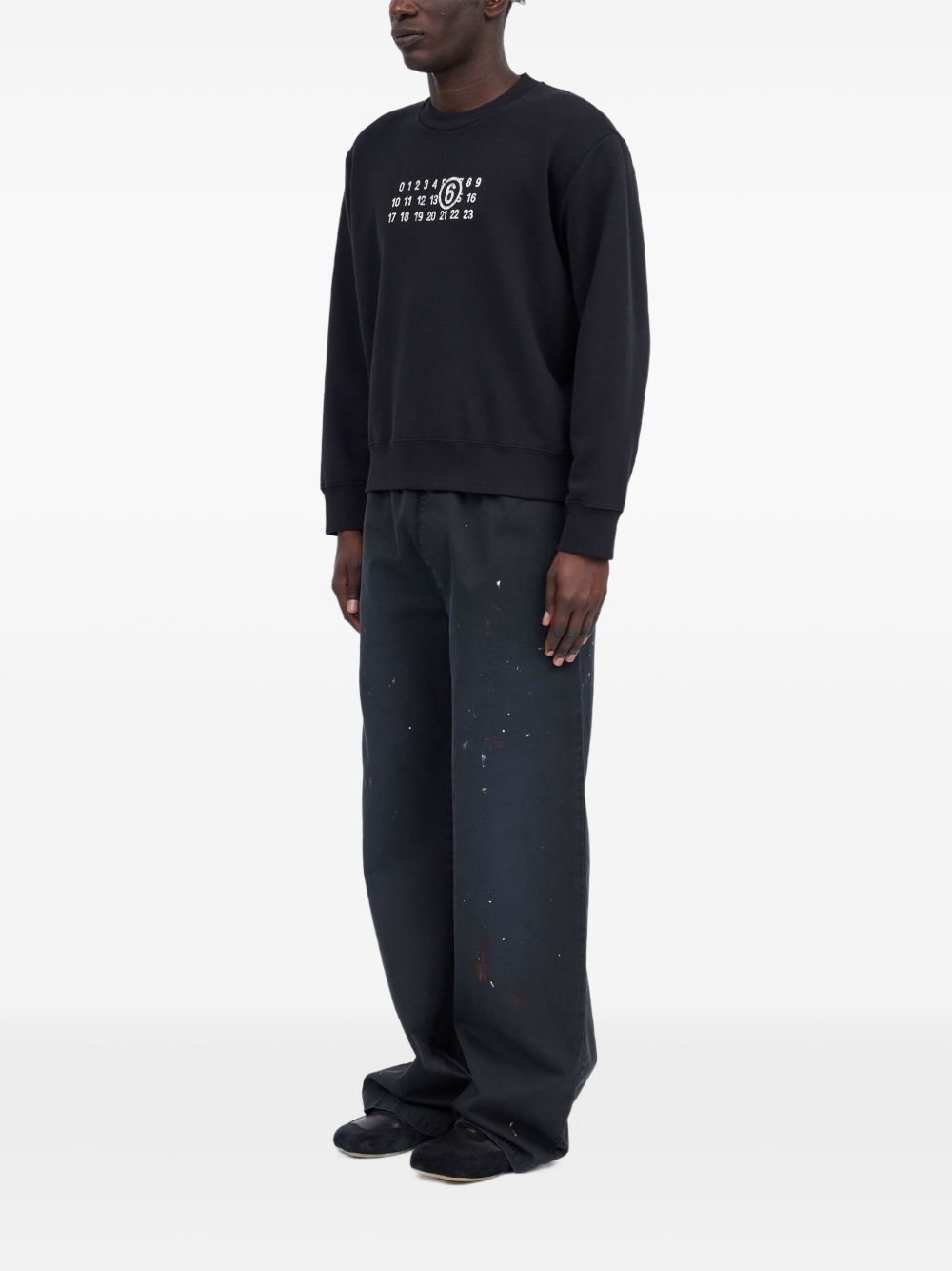 Mm6 Maison Margiela Sweaters Black Cotton