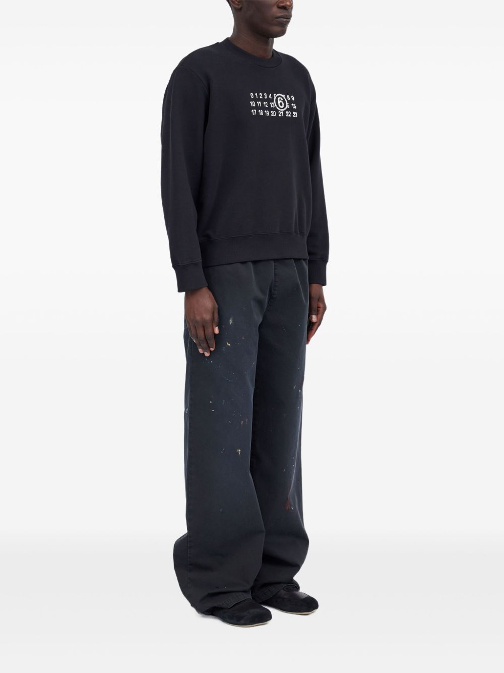 Mm6 Maison Margiela Sweaters Black Cotton
