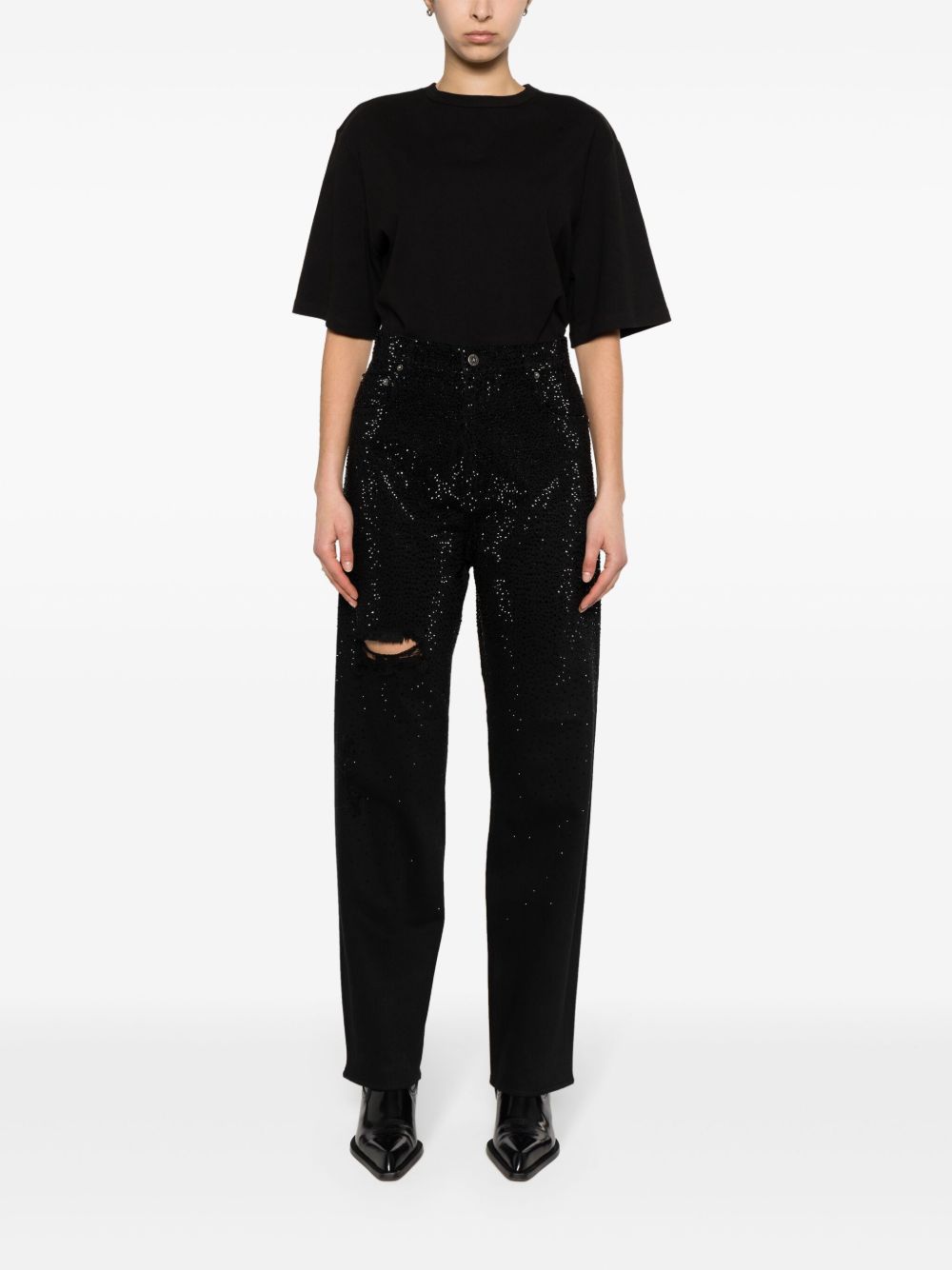 Golden Goose Jeans Black Cotton