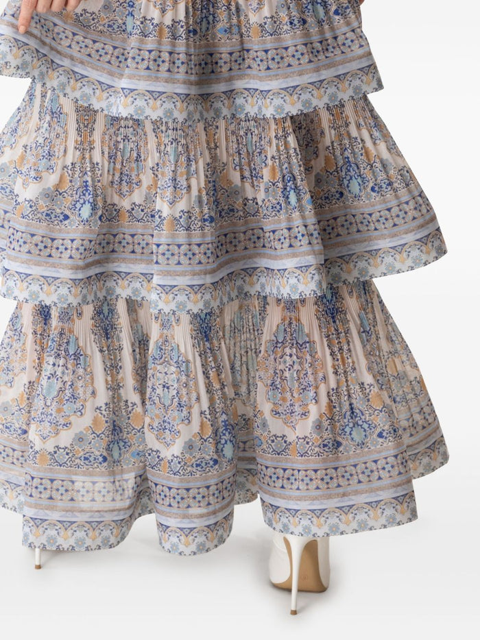 Zimmermann Skirts Clear Blue Cotton