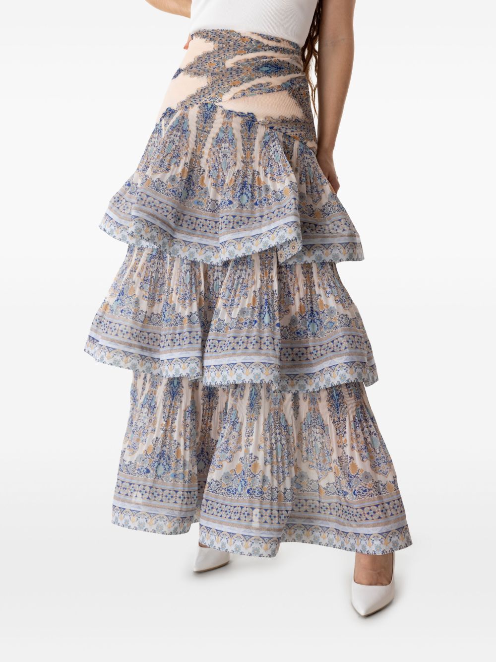 Zimmermann Skirts Clear Blue Cotton