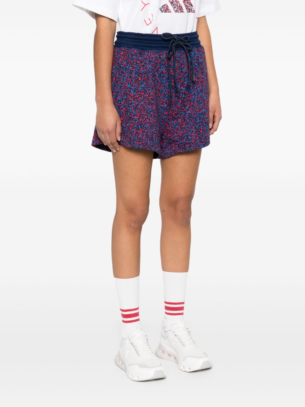 Adidas By Stella McCartney Shorts Purple Cotton