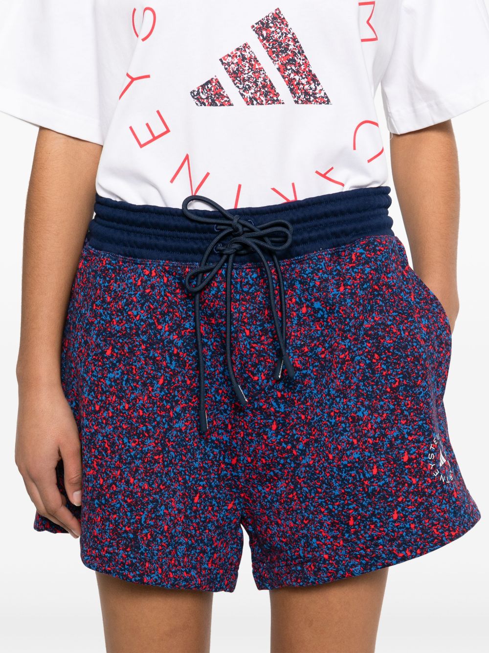 Adidas By Stella McCartney Shorts Purple Cotton