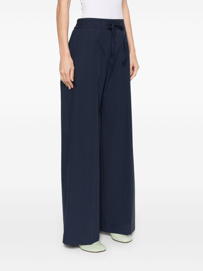 Parosh Trousers Blue Cotton
