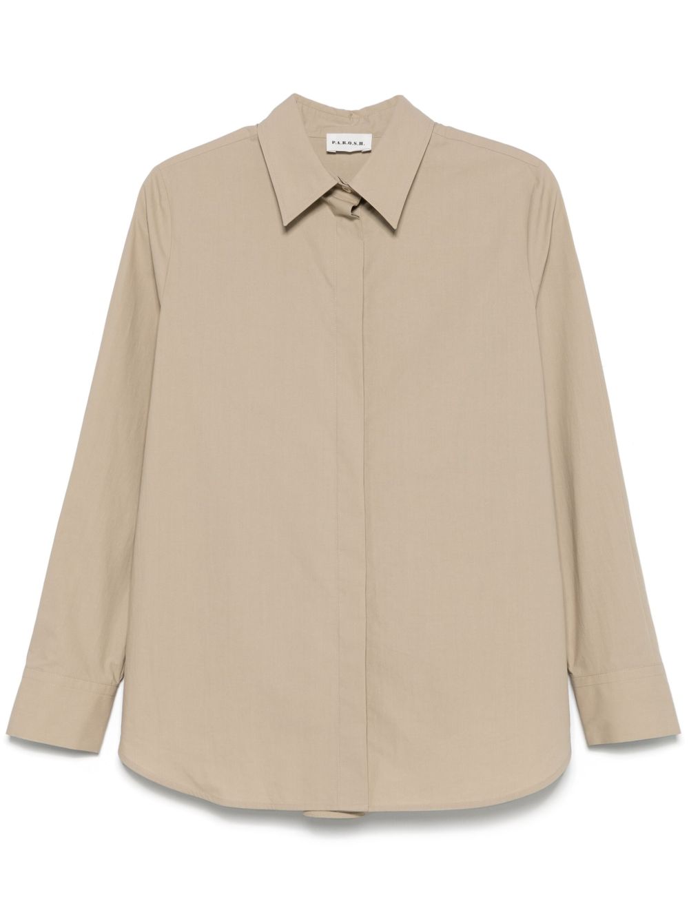 Parosh Shirts Beige Cotton