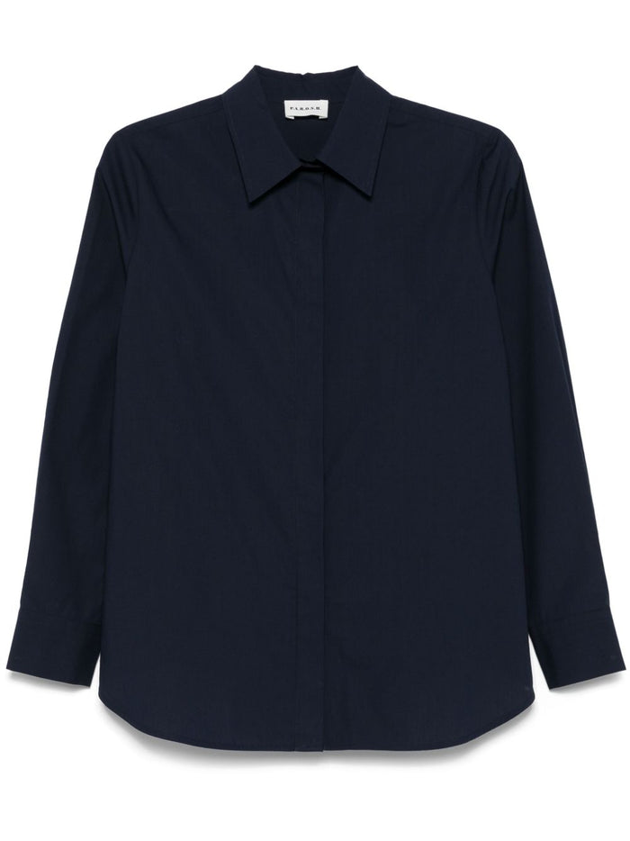 Parosh Shirts Blue Cotton