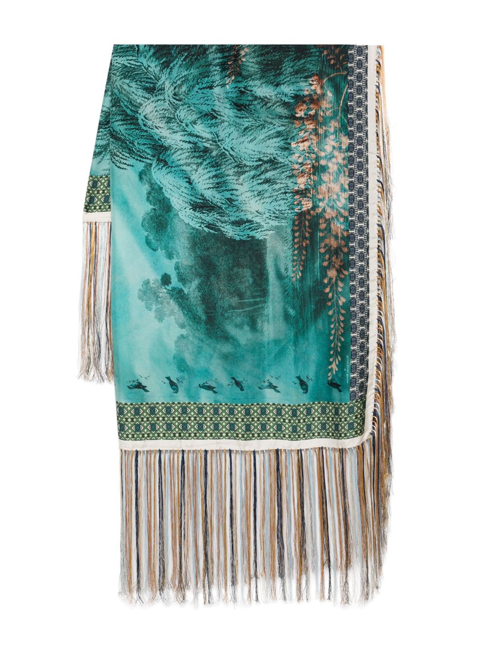 Pierre Louis Mascia Scarfs Blue Silk
