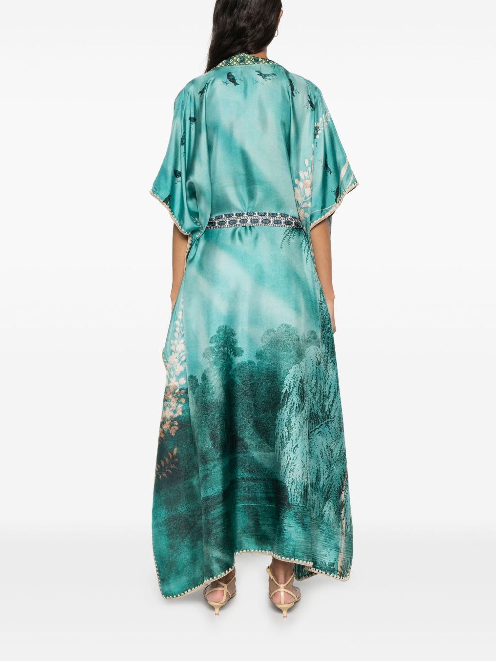 Pierre Louis Mascia Sea Clothing Clear Blue Silk