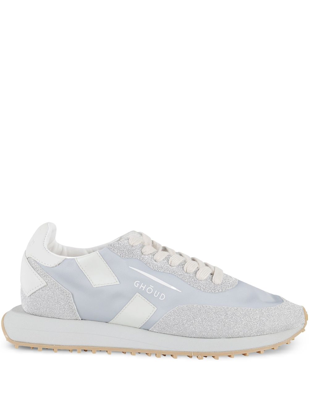 Ghoud Sneakers Silver Calf Leather