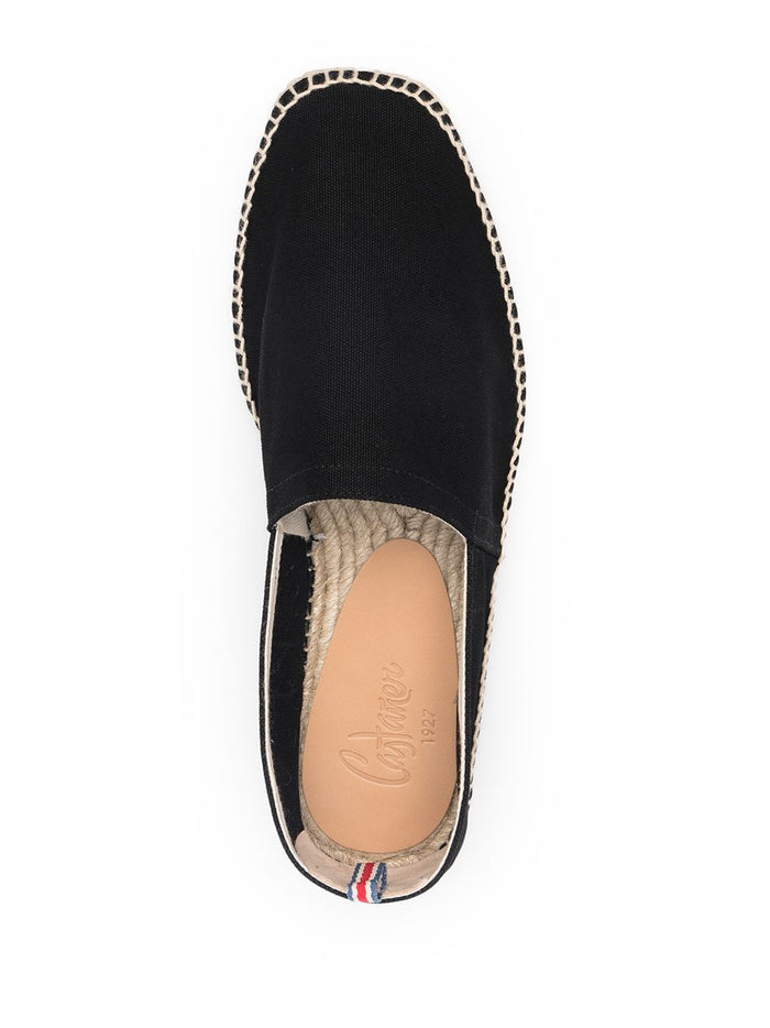 Castaner Flat Shoes Black Outer: Cotton