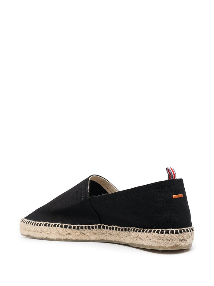 Castaner Flat Shoes Black Outer: Cotton