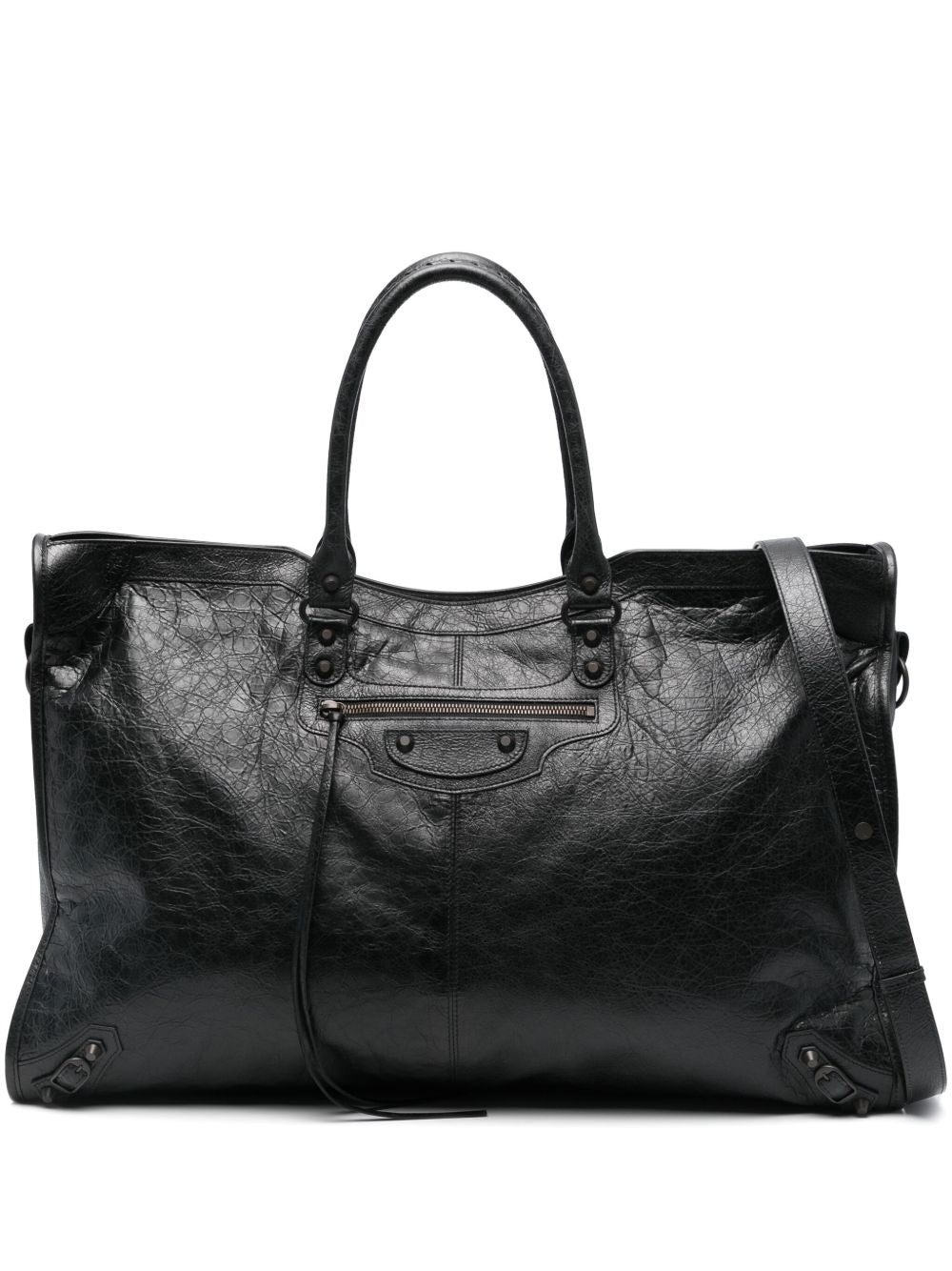 Balenciaga Bags Black Leather