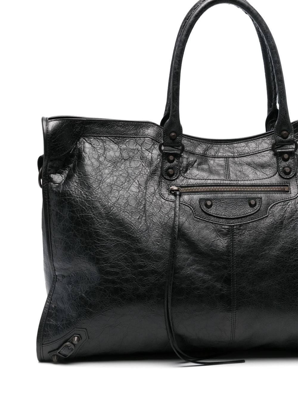 Balenciaga Bags Black Leather