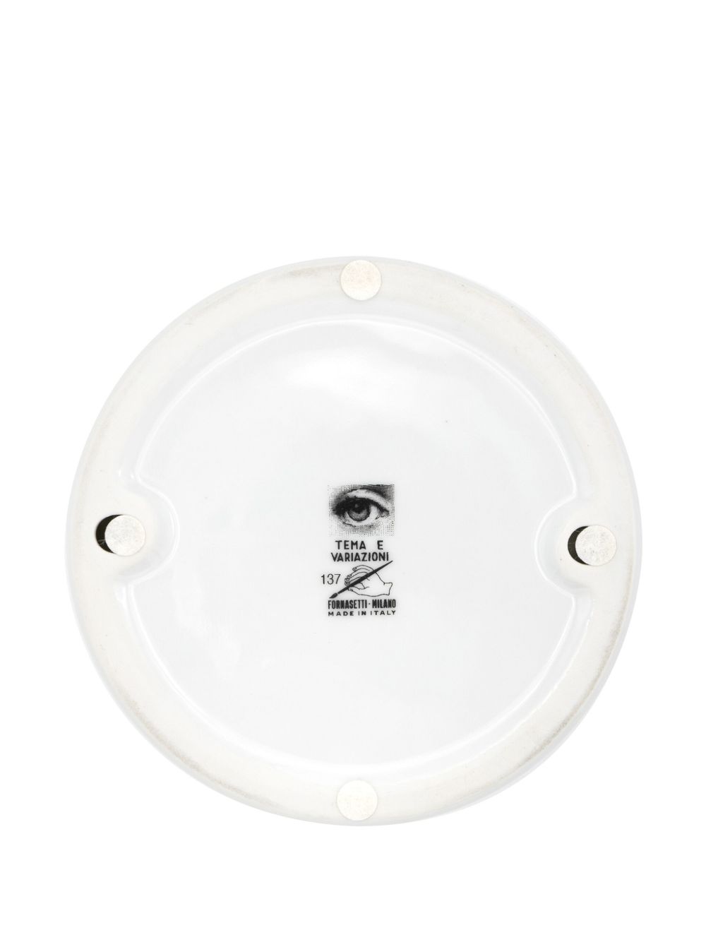 Fornasetti Living Black Porcellana