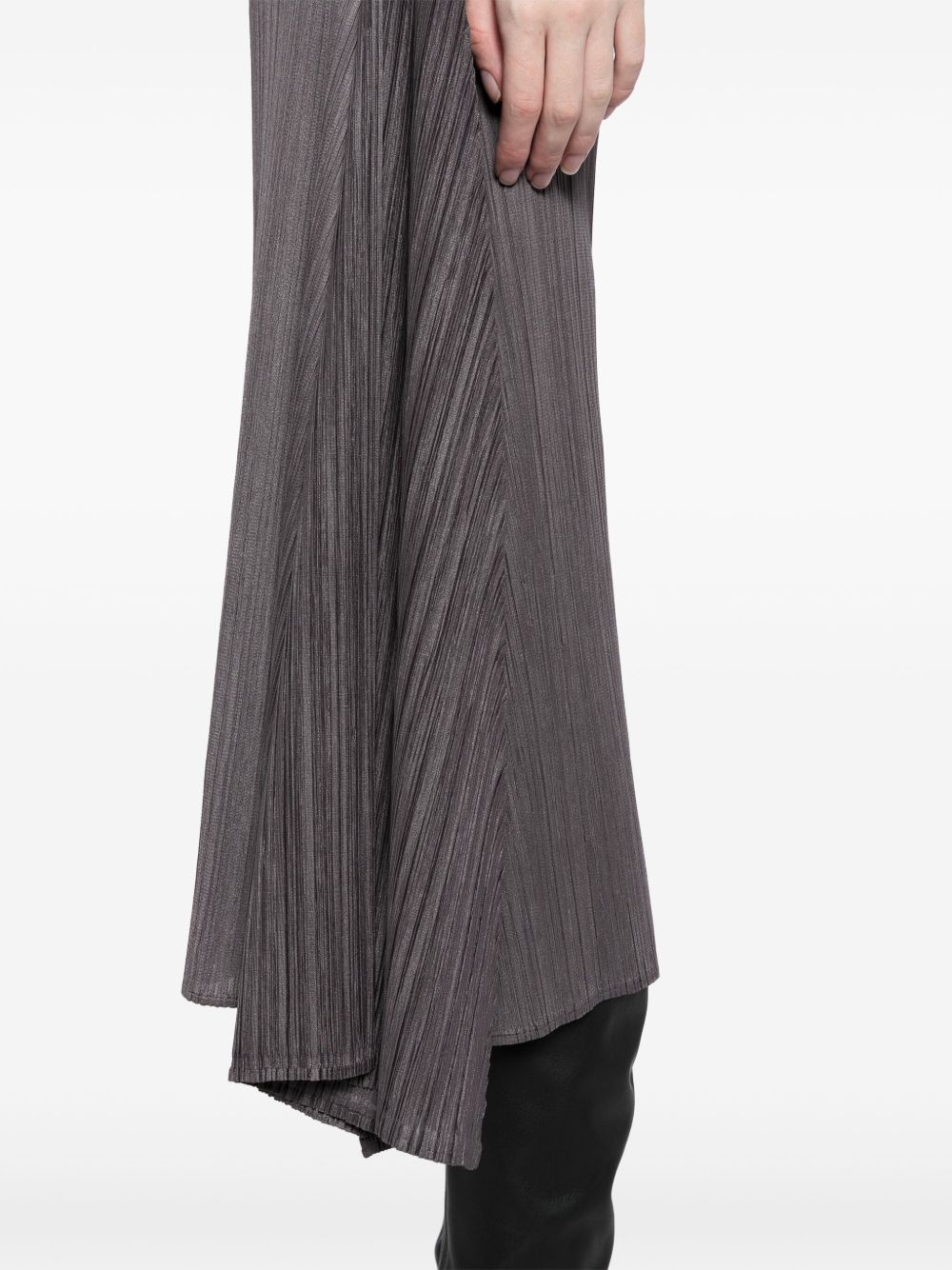 Pleats Please Skirts Grey Body: Polyester