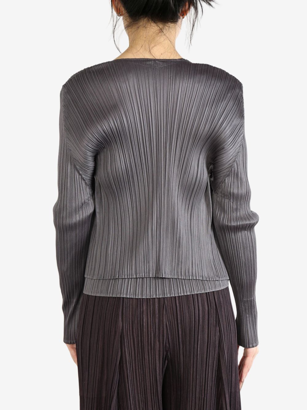 Pleats Please Sweaters Grey Polyester