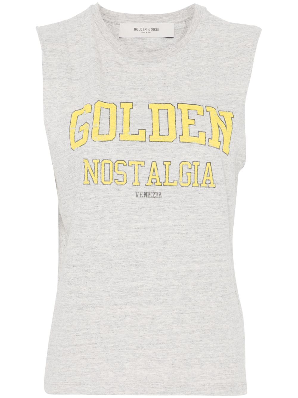 Golden Goose Top Grey Cotton