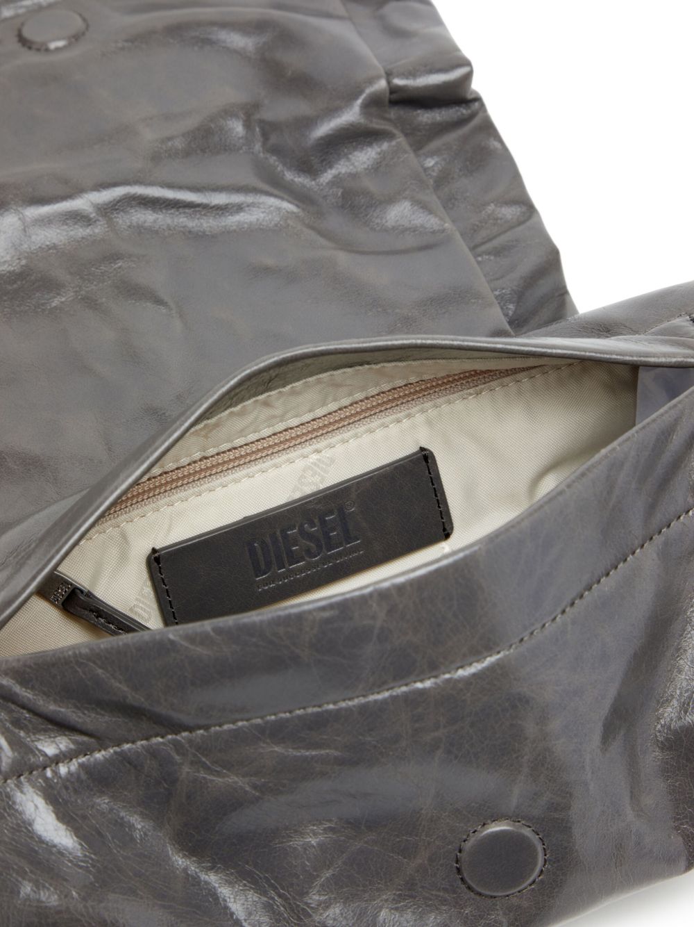 Diesel Bags Grey Polyurethane