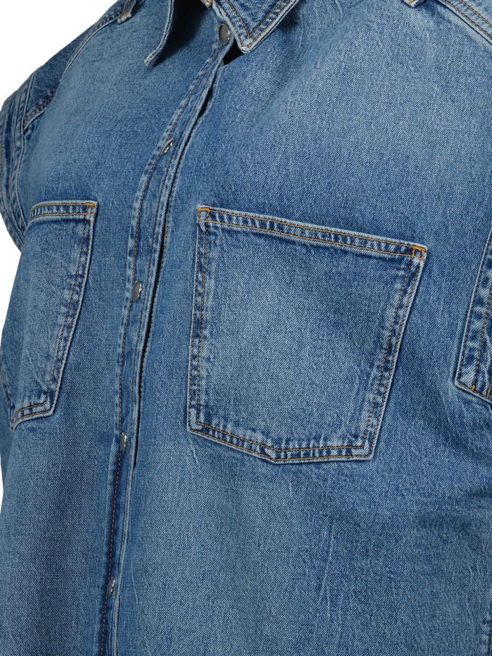 Iro Coats Blue Cotton