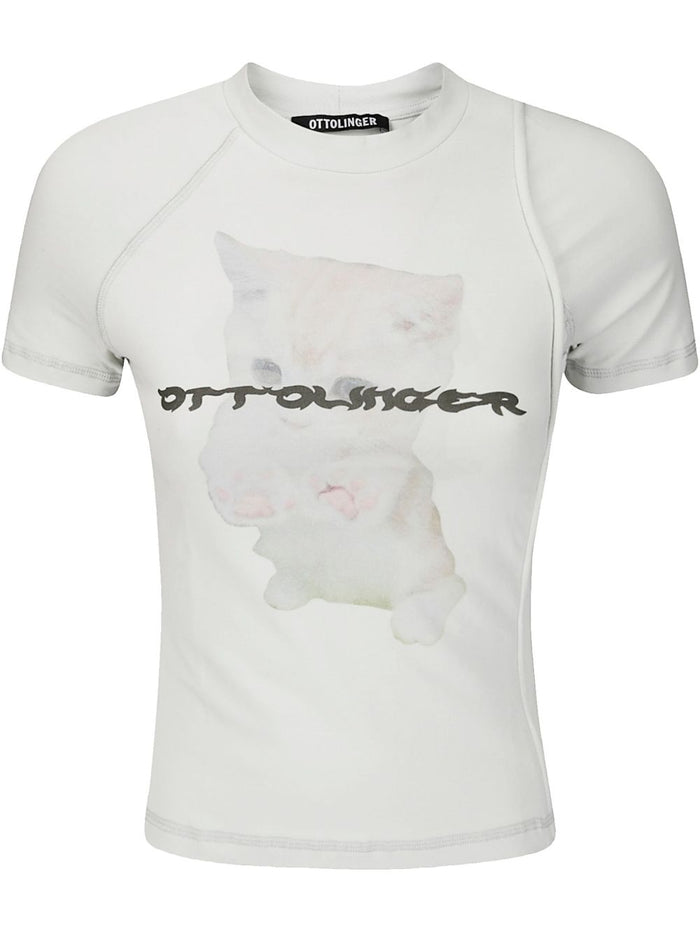 Ottolinger T-Shirts And Polos Grey Cotton Elastane