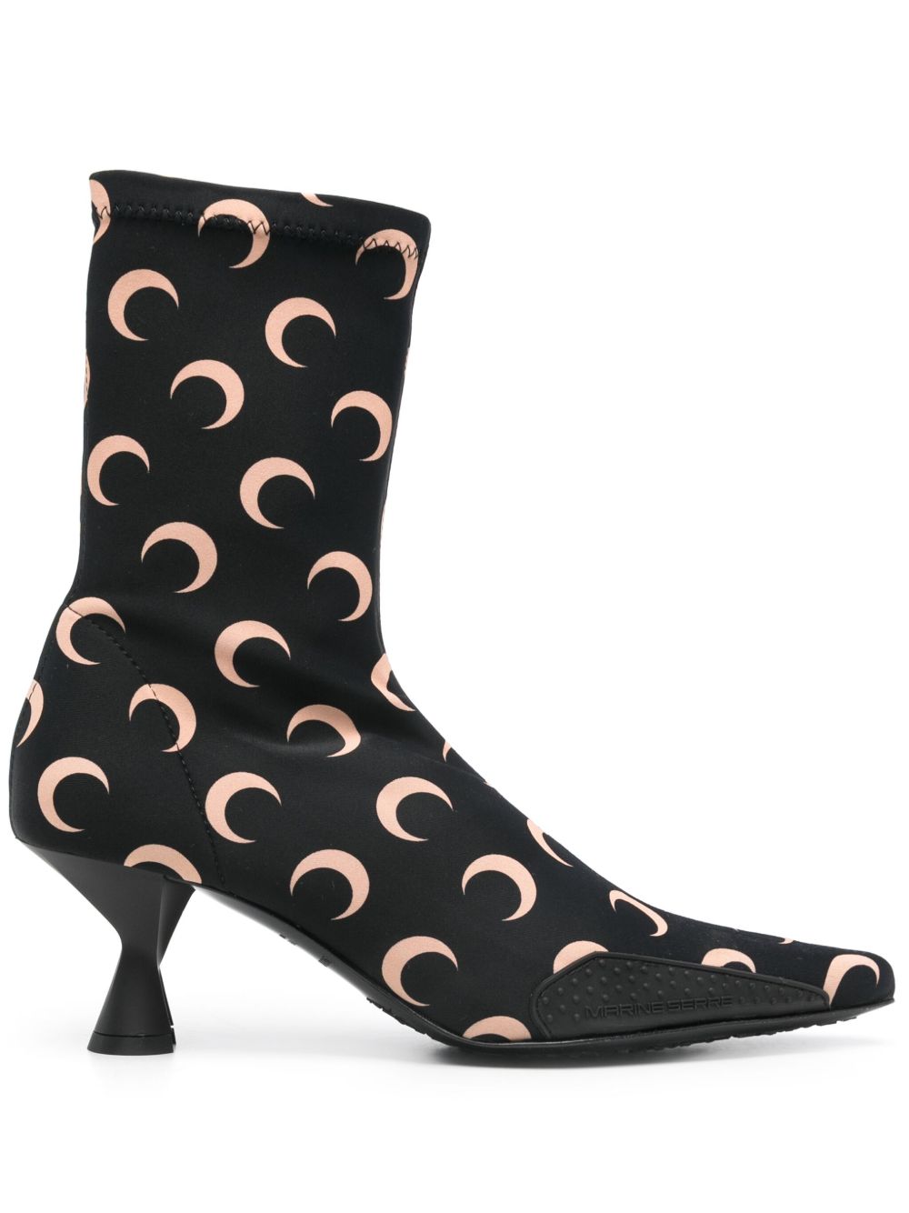 Marine Serre Boots Black Fabric