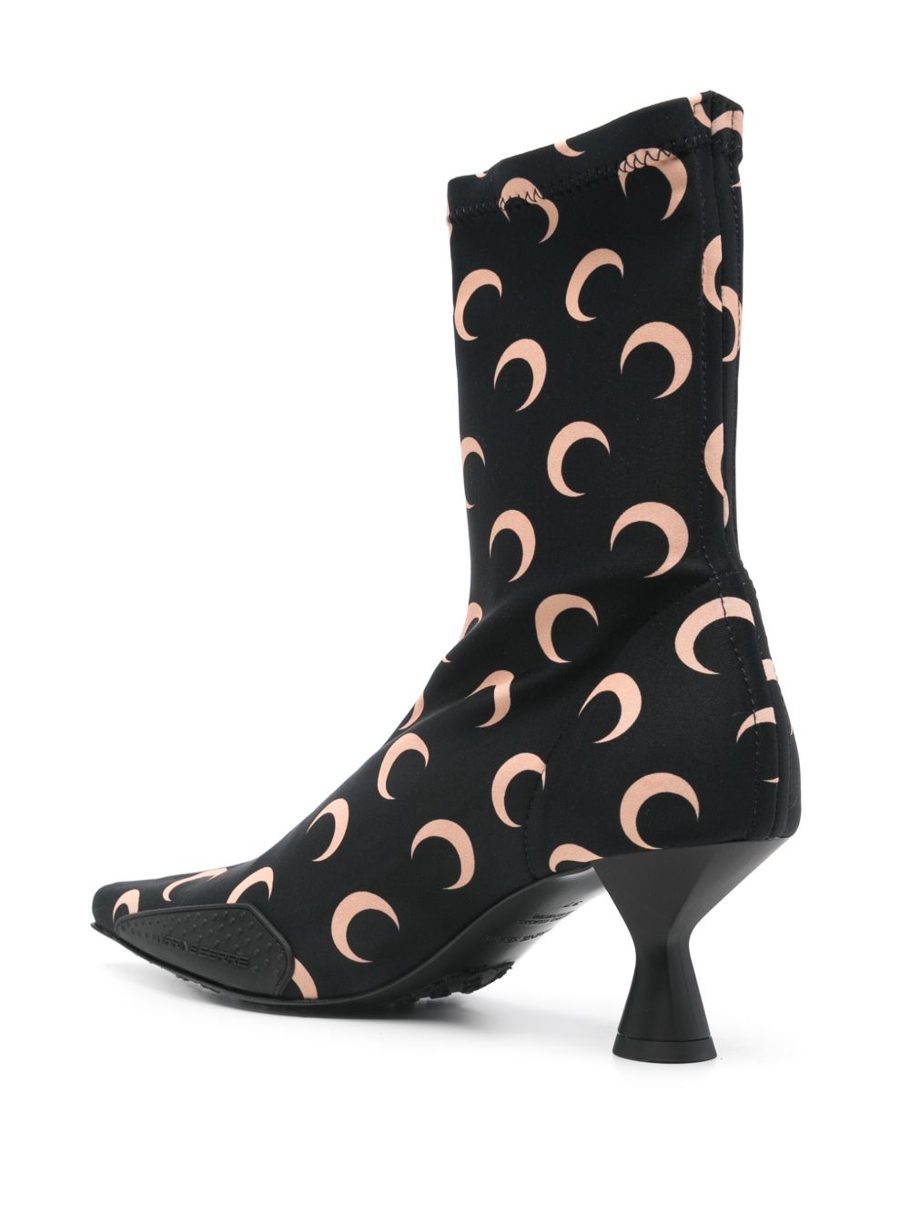Marine Serre Boots Black Fabric