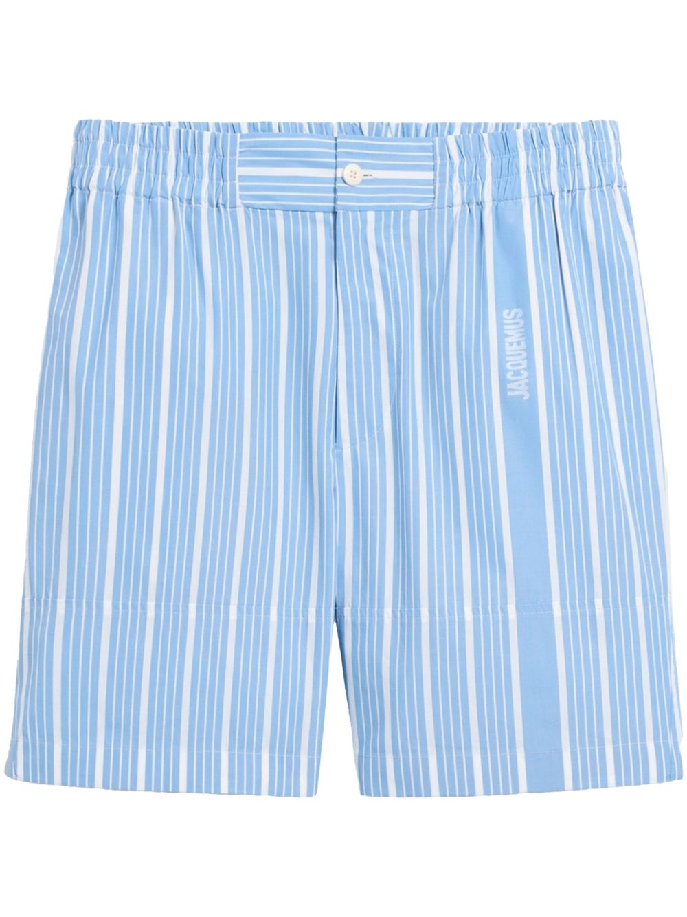 Jacquemus Shorts Clear Blue Cotton