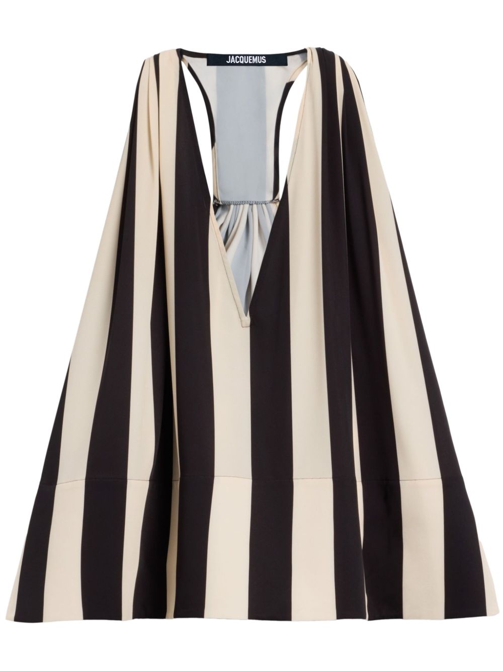 Jacquemus Top Black Polyester Elastane