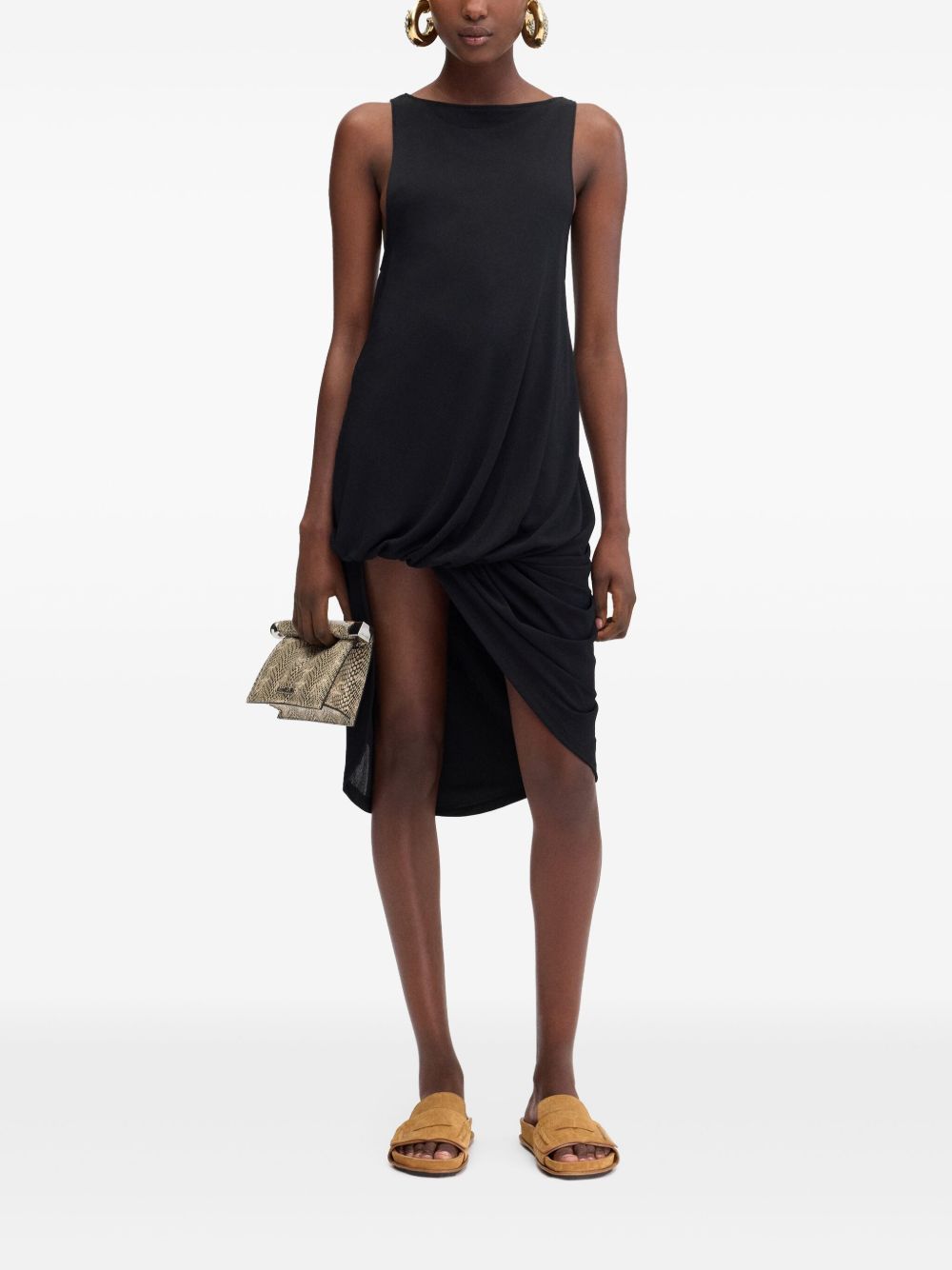 JACQUEMUS Dresses Black Viscose Polyester Elastane