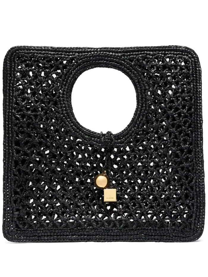 Jacquemus Bags Black Raffia