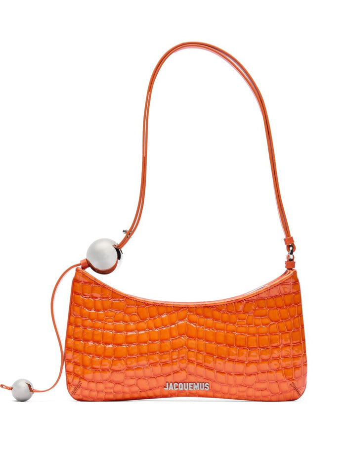 Jacquemus Bags Orange Lamb Leather