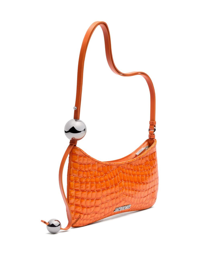 Jacquemus Bags Orange Lamb Leather
