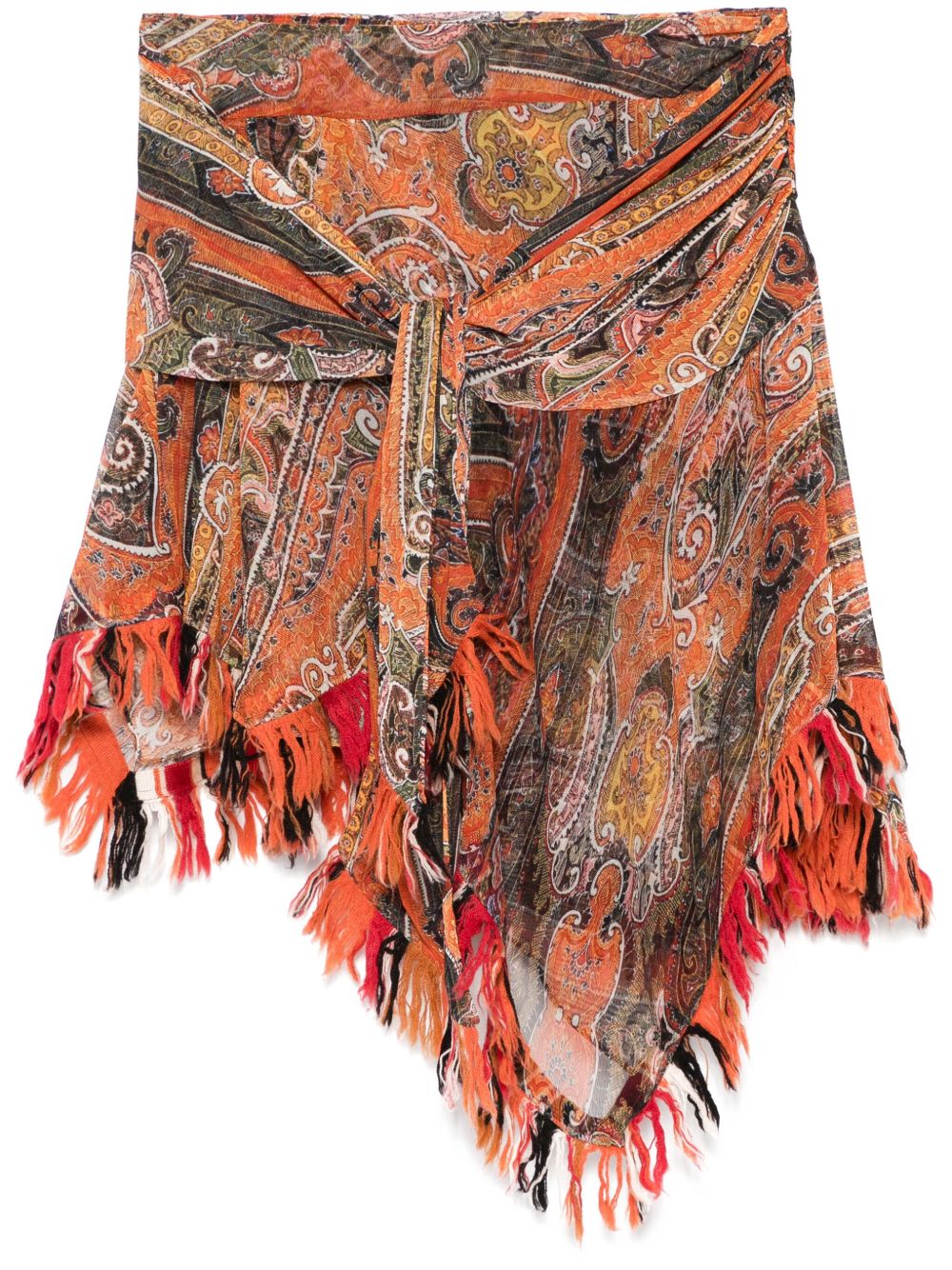 Isabel Marant Skirts Orange Polyammide Virgin Wool