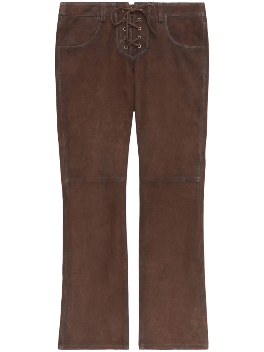 Isabel Marant Trousers Brown Lining: Cotton