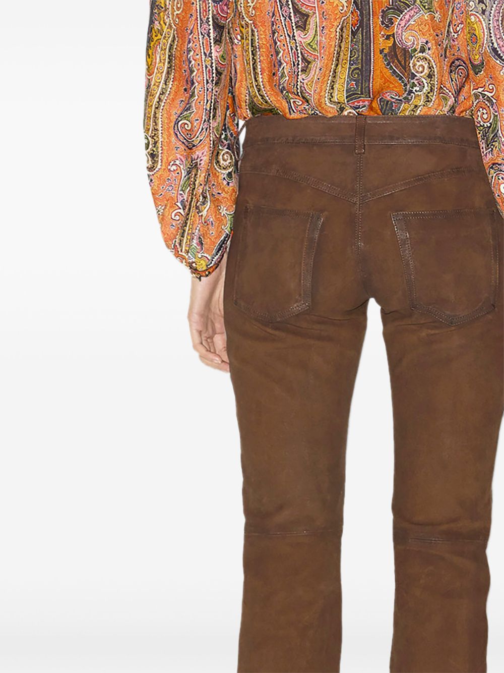 Isabel Marant Trousers Brown Lining: Cotton