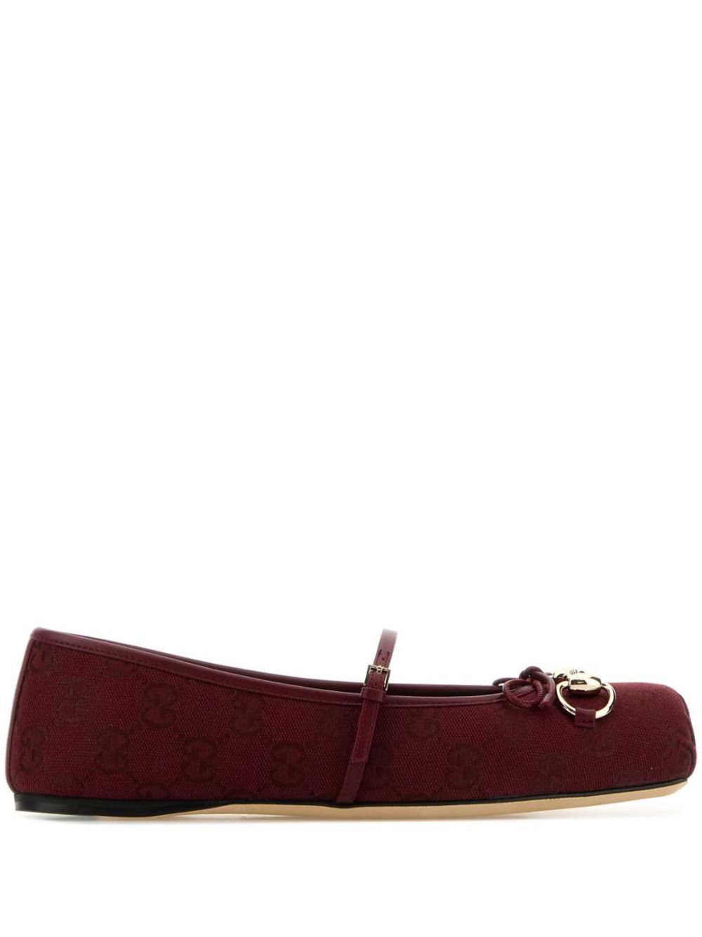 Gucci Flat Shoes Bordeaux